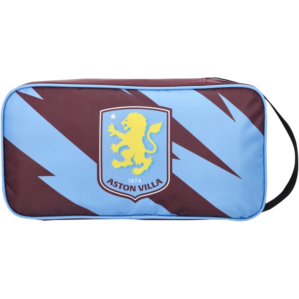 Aston Villa Fade Design Bootbag – Sac à Chaussures Officiel Club – Dégradé Emblème Villa – One Size