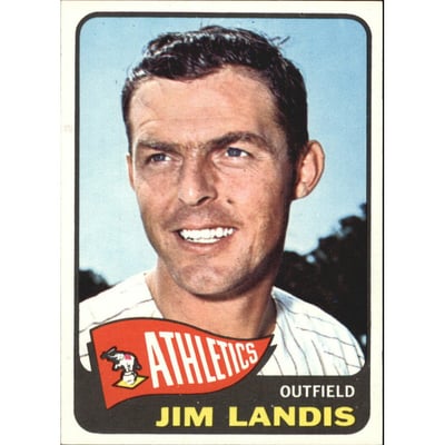 1965 Topps #376 Jim Landis