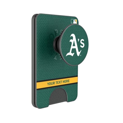 Athletics Keyscaper Personalized Solid PopSockets Magnetic Wallet