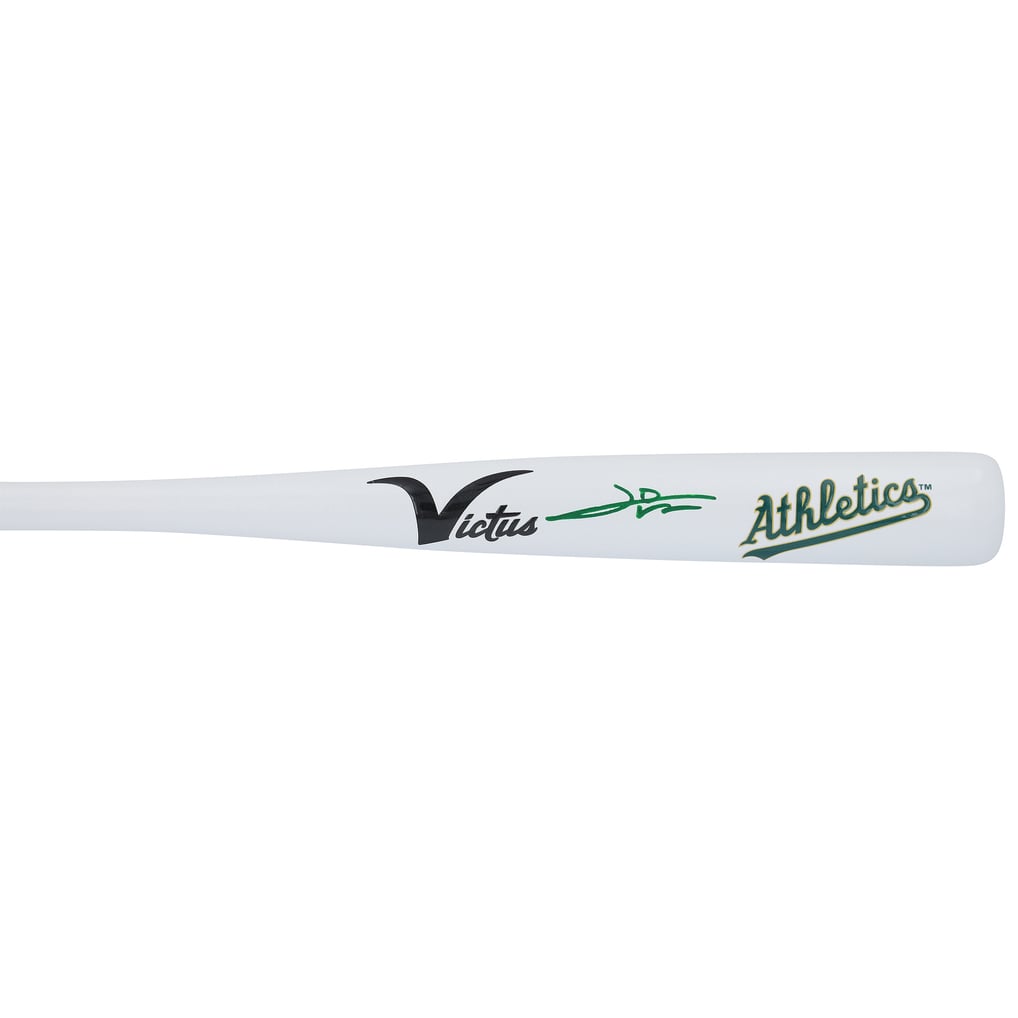 Leo De Vries Athletics Autographed Victus Team ID Mini Bat