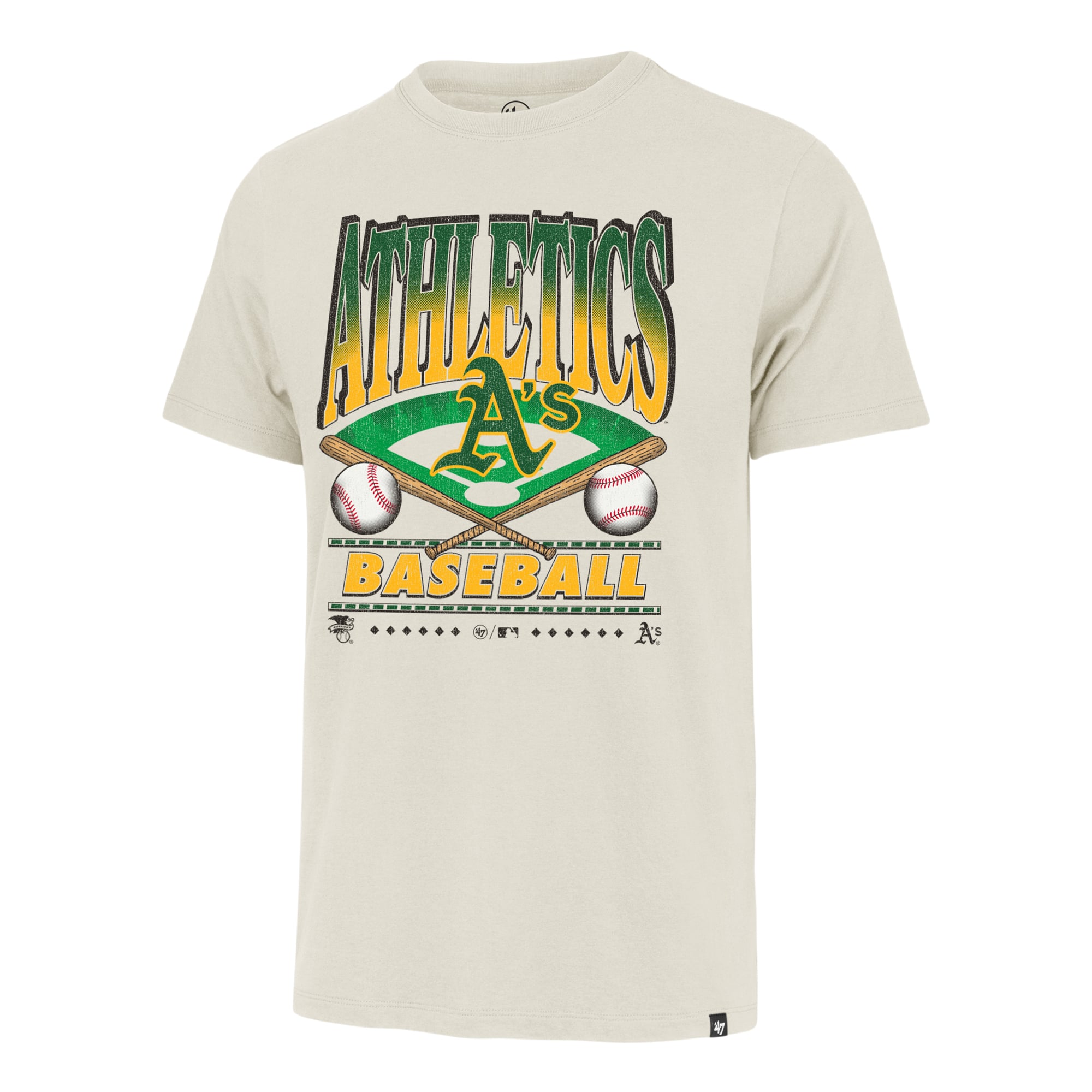 Men's '47 Tan Athletics Straight Shot Two Franklin T-Shirt