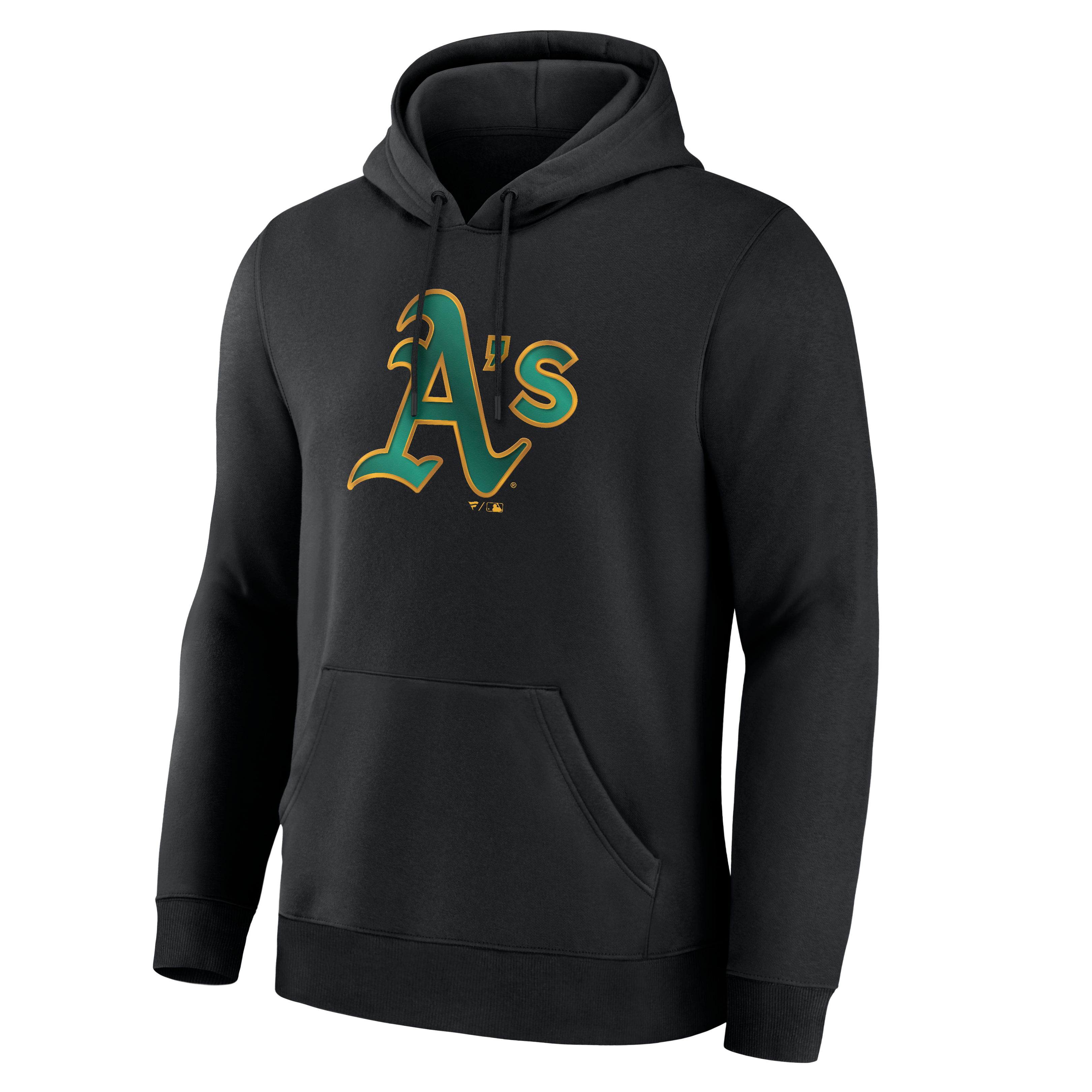 Sweat à capuche noir pour homme avec mascotte métallique Athletics