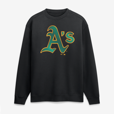 Athletics  Metallic Mascot Sweatshirt - Black