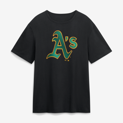 Athletics  Metallic Mascot T-Shirt - Black