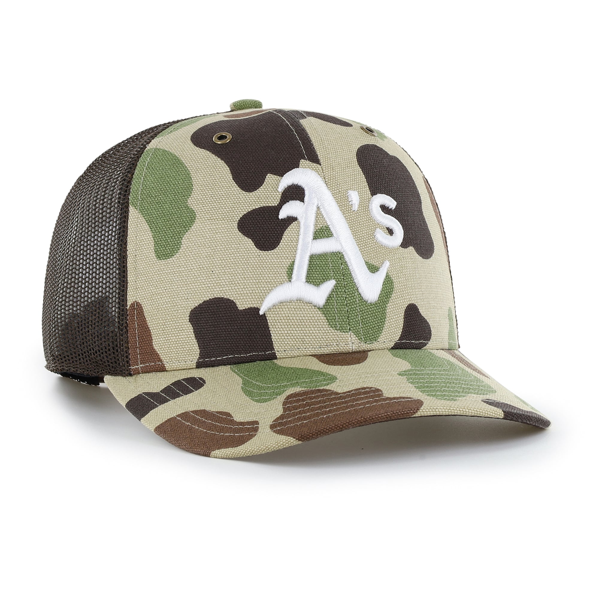 Casquette trucker ajustable Carhartt x '47 Camo Athletics Duck pour homme