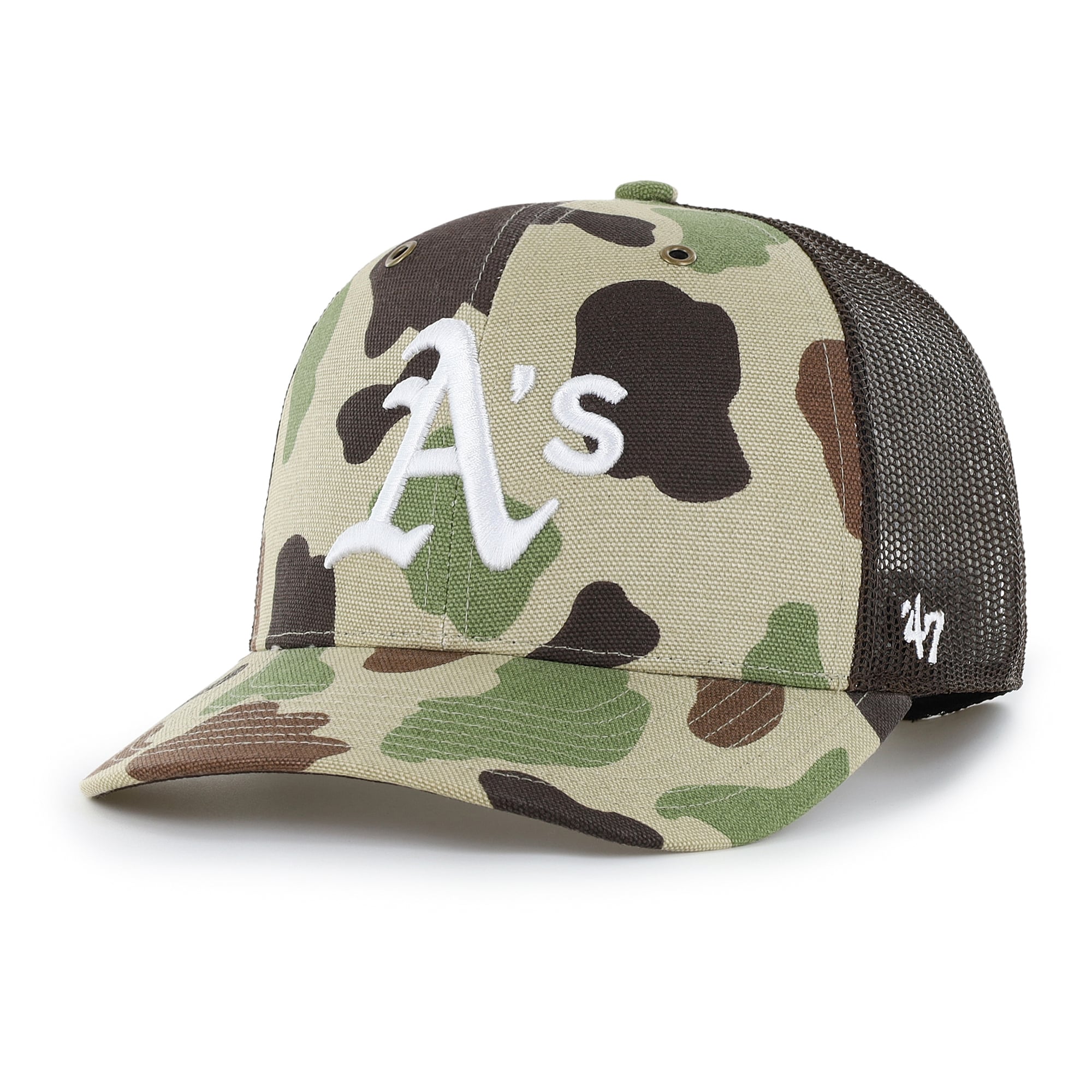 Casquette trucker ajustable Carhartt x '47 Camo Athletics Duck pour homme