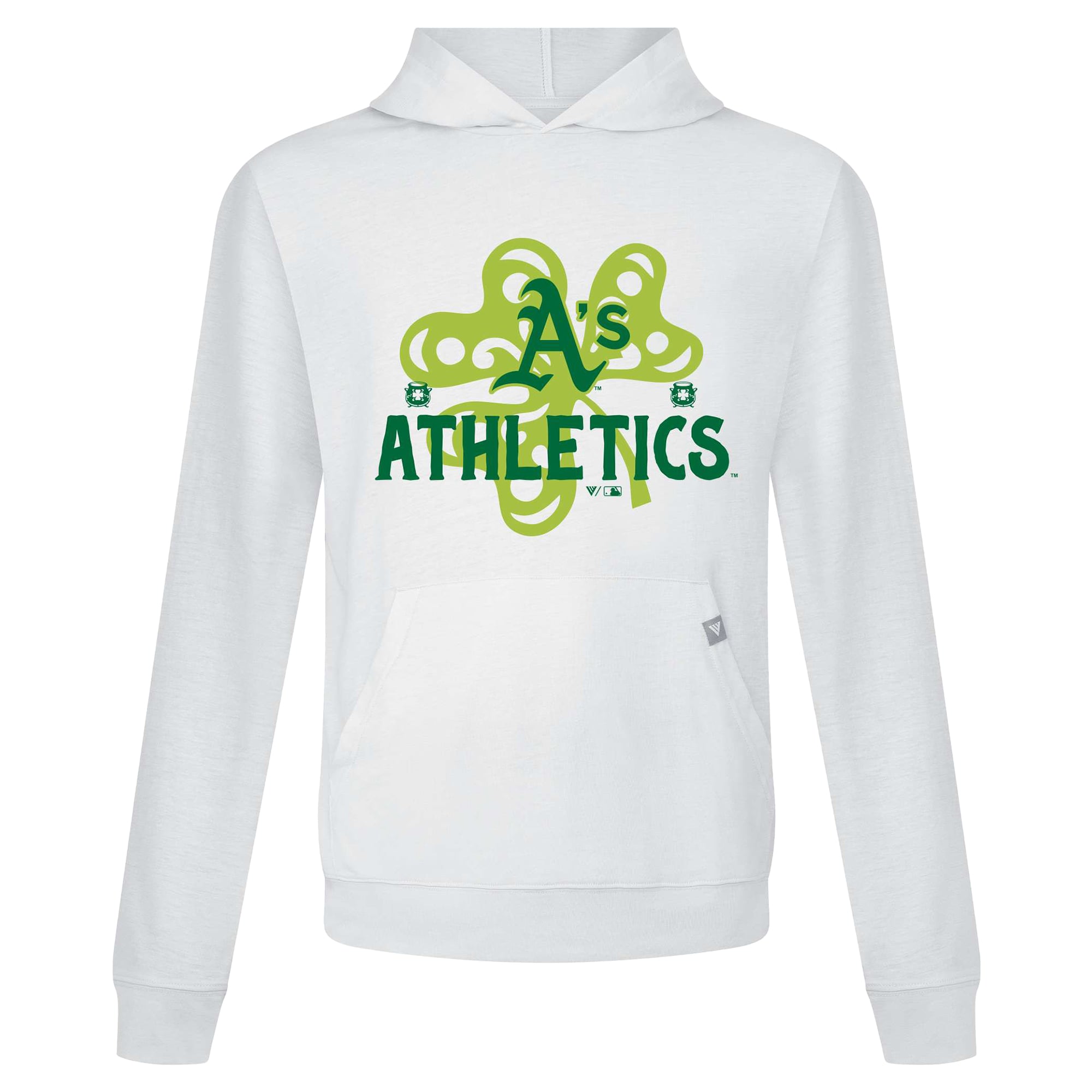 Sweat à capuche noir pour homme Levelwear Athletics St. Patrick's Day Relay Shamrock