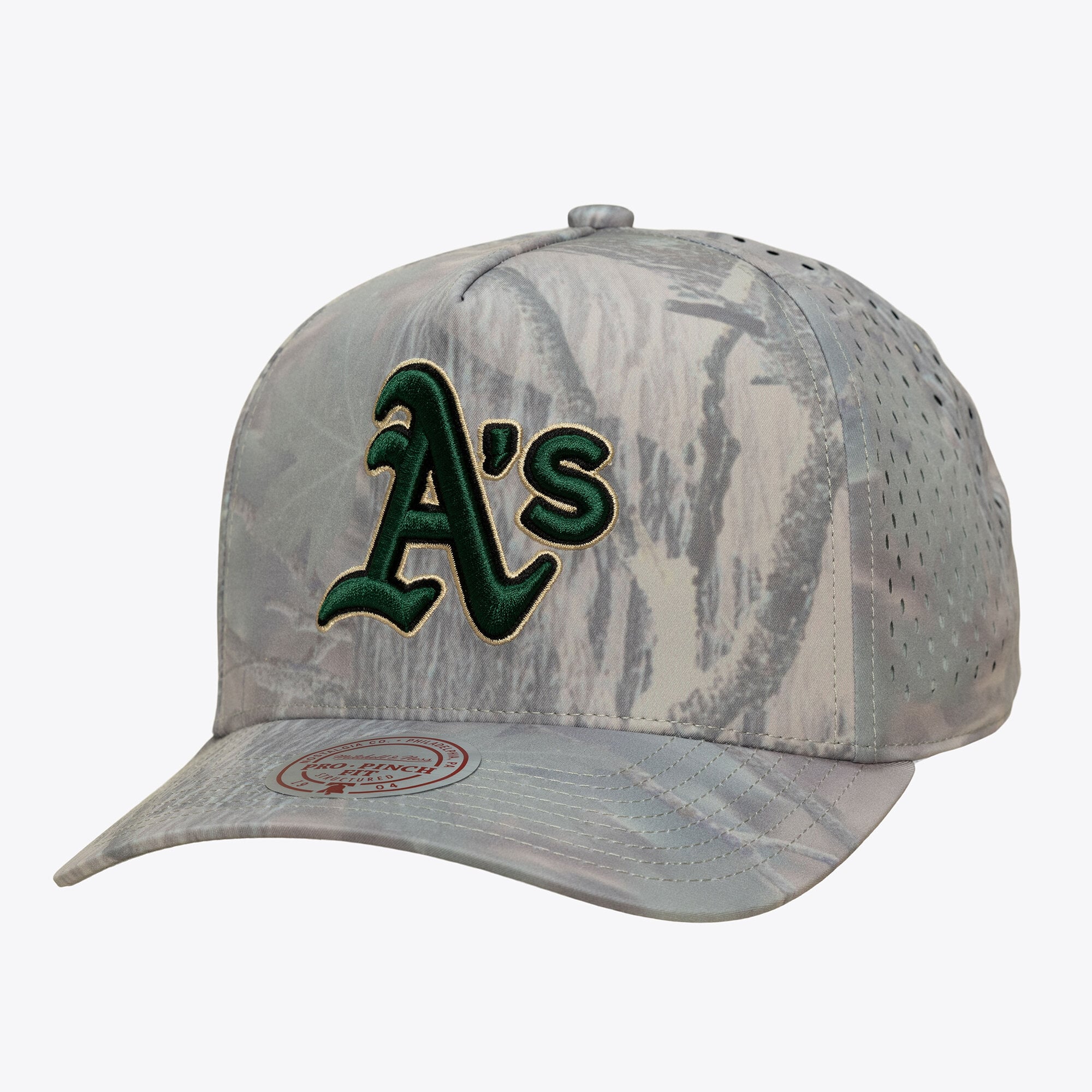 Casquette ajustable Mitchell & Ness Camo Athletics Perfect Pro Pinch pour homme