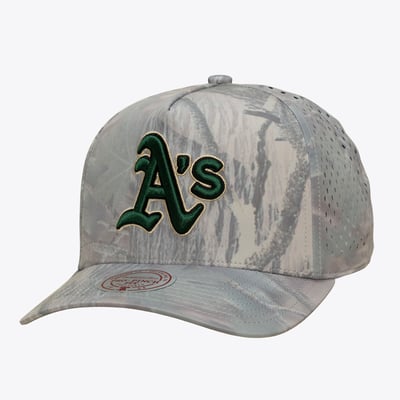 Athletics Mitchell & Ness Perfect Pro Pinch Adjustable Hat - Camo