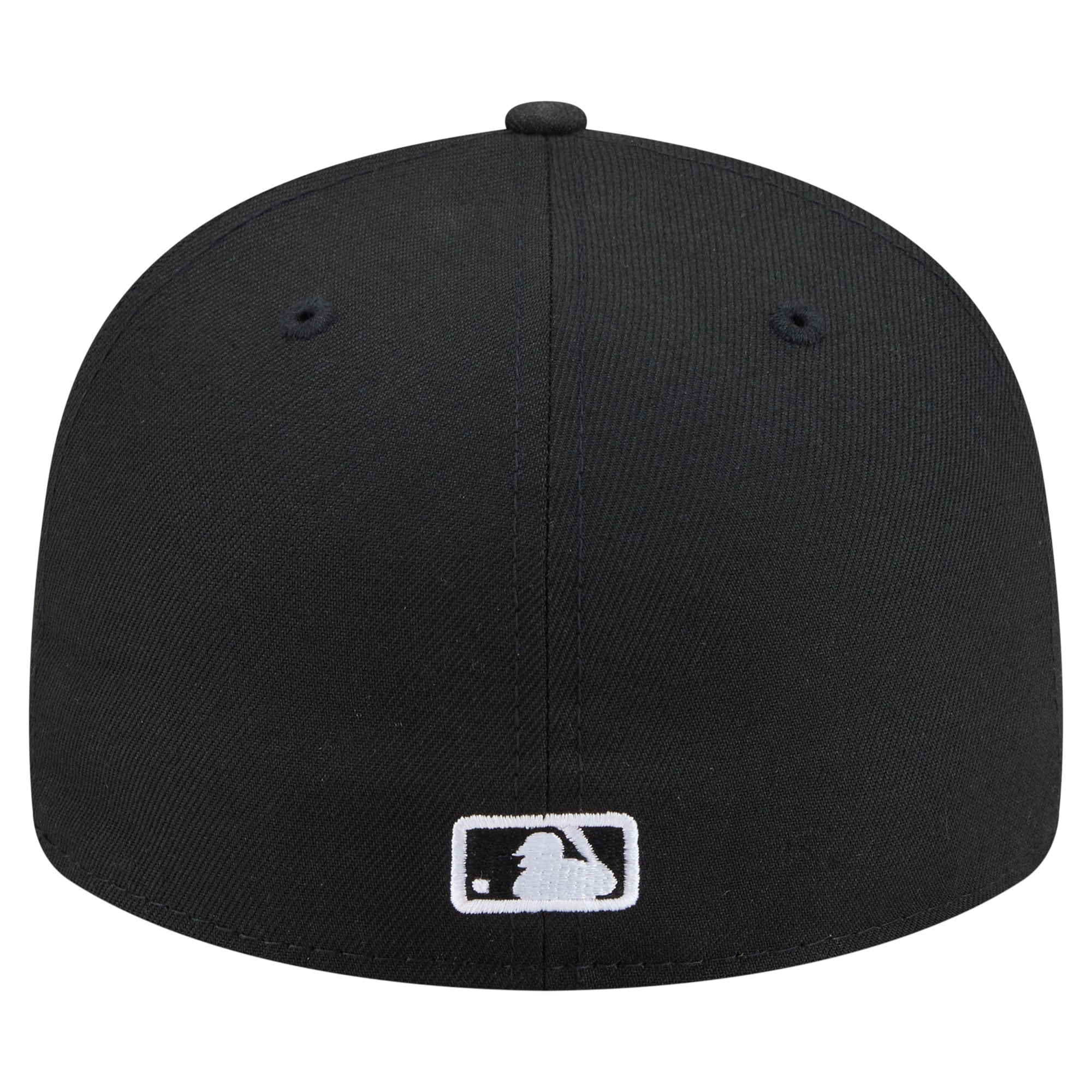 Casquette ajustée New Era Athletics Americana Bald Eagle 59FIFTY pour homme, noire, modèle pré-courbée.