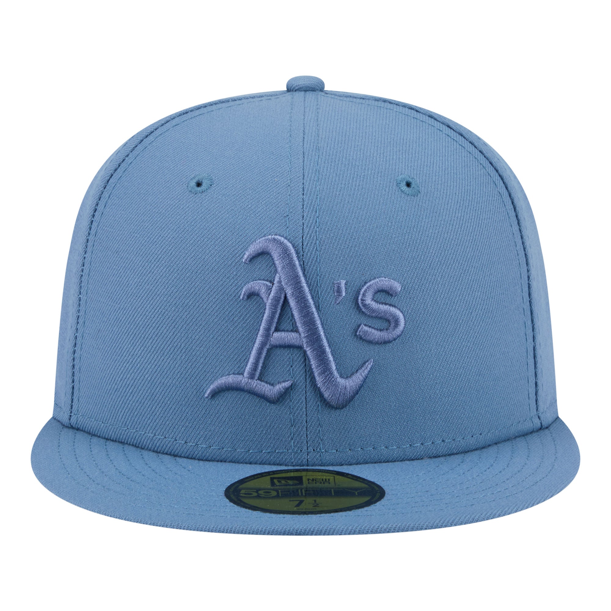 Casquette ajustée New Era Athletics bleue pour homme 59FIFTY