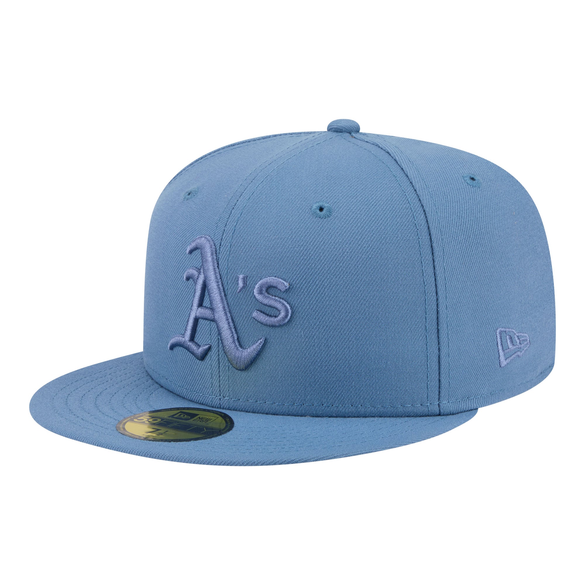 Casquette ajustée New Era Athletics bleue pour homme 59FIFTY
