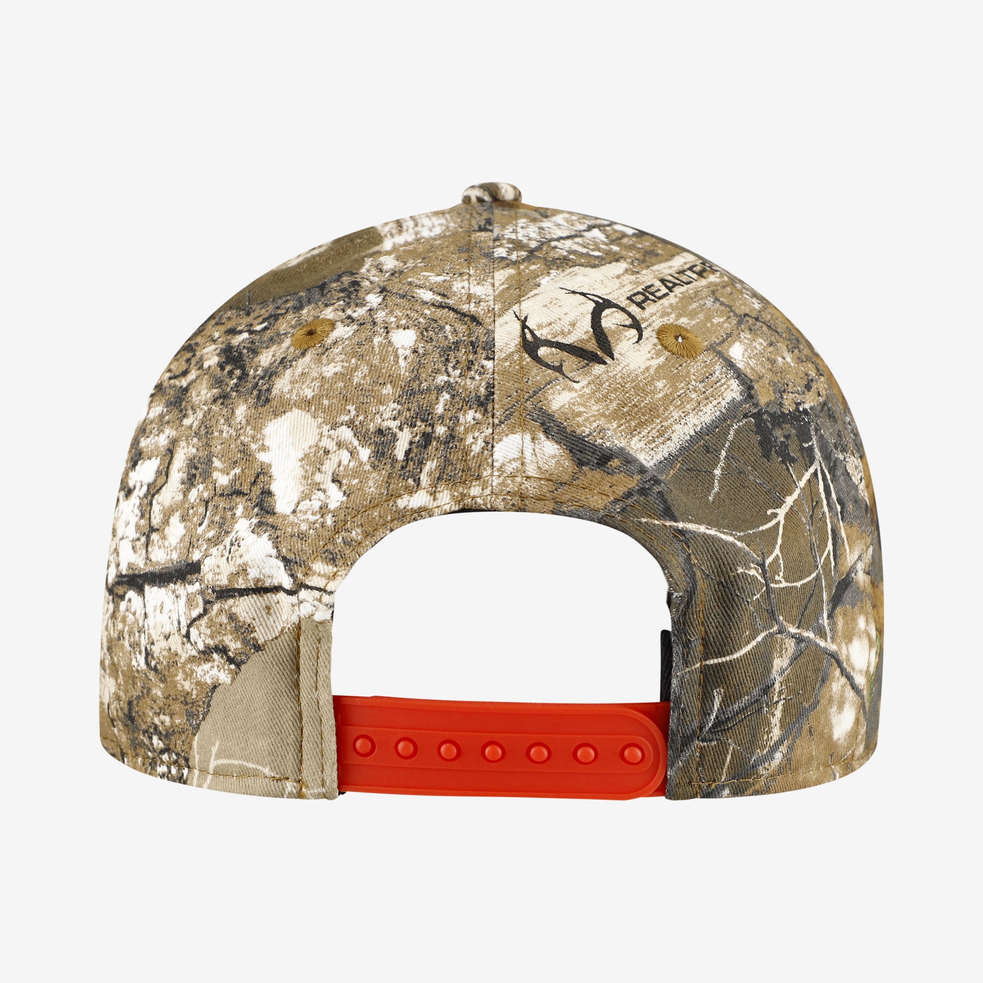 Casquette snapback New Era Camo Athletics Realtree Orange Pop 9FIFTY pour homme