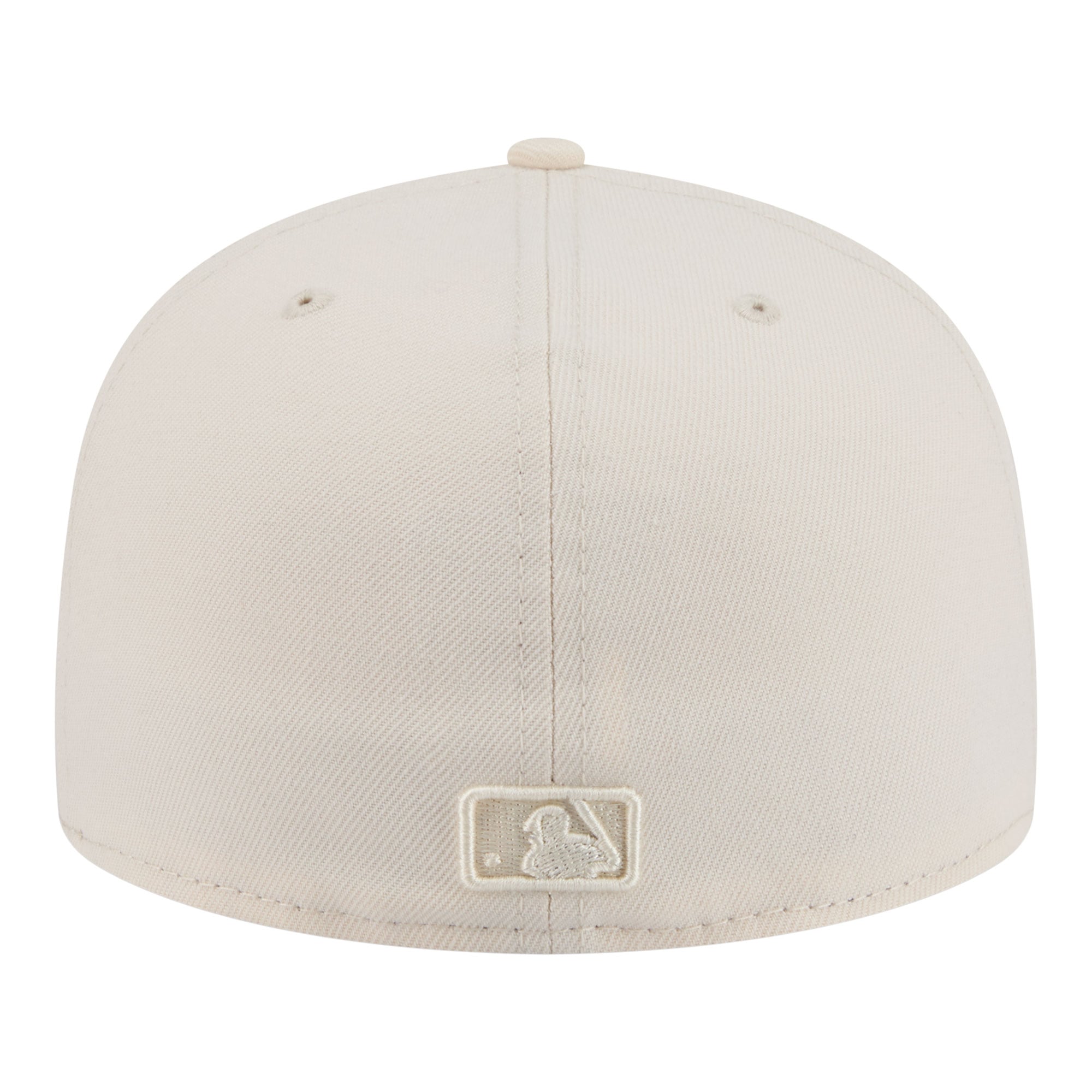 Casquette ajustée New Era Athletics crème pour homme, modèle 59FIFTY
