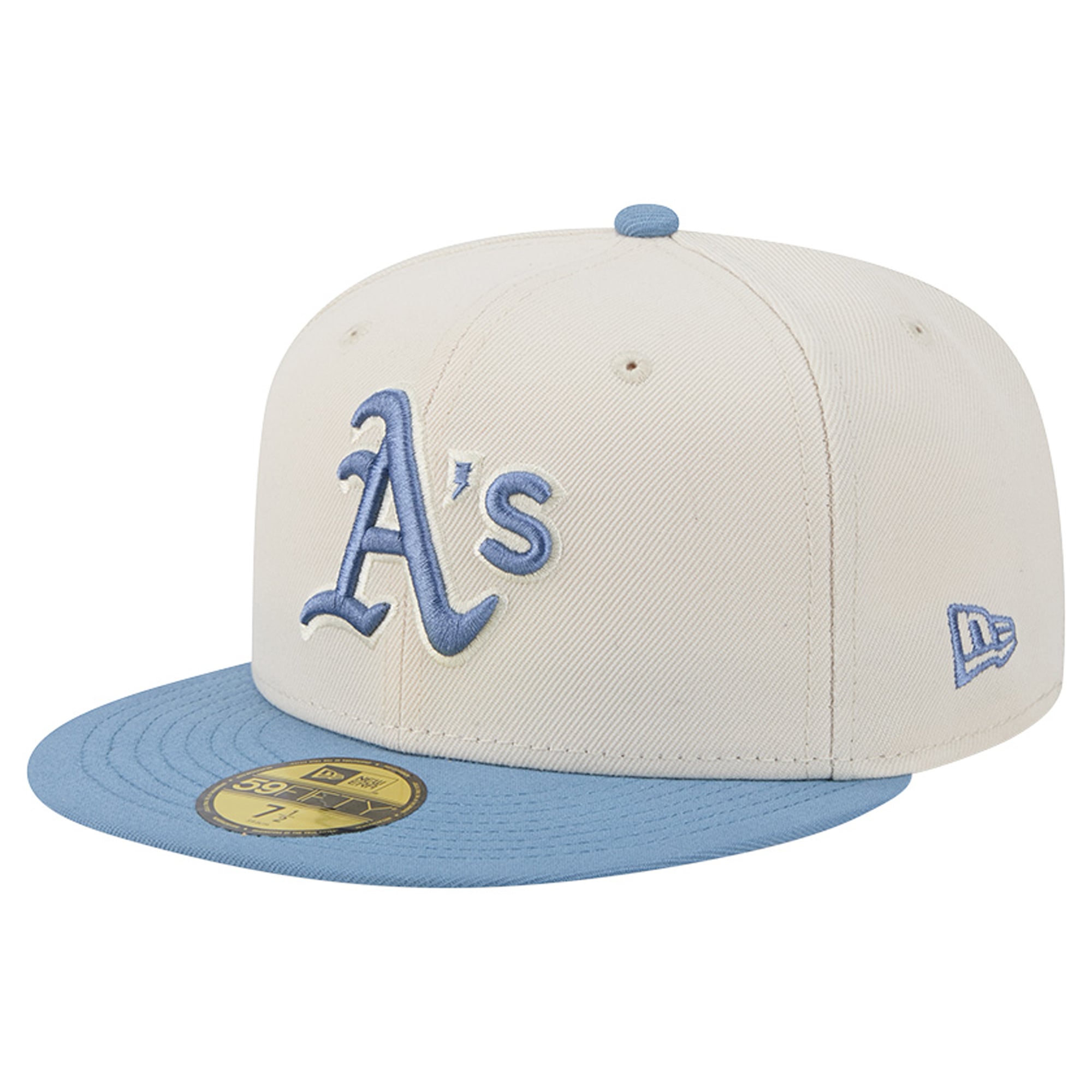 Casquette ajustée New Era Athletics verte/olive pour homme 59FIFTY