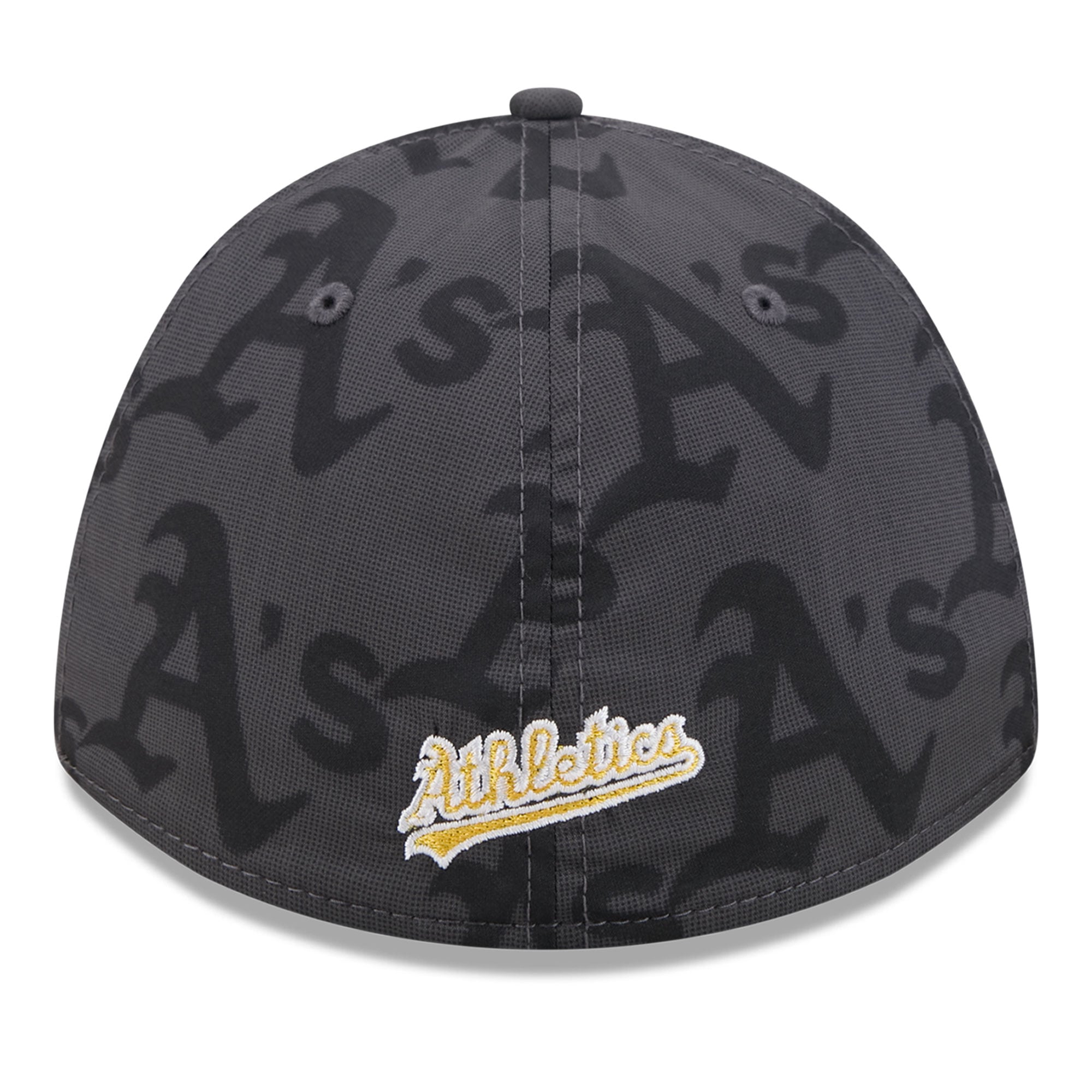 Casquette New Era Athletics Halftone 39THIRTY Flex pour homme, grise