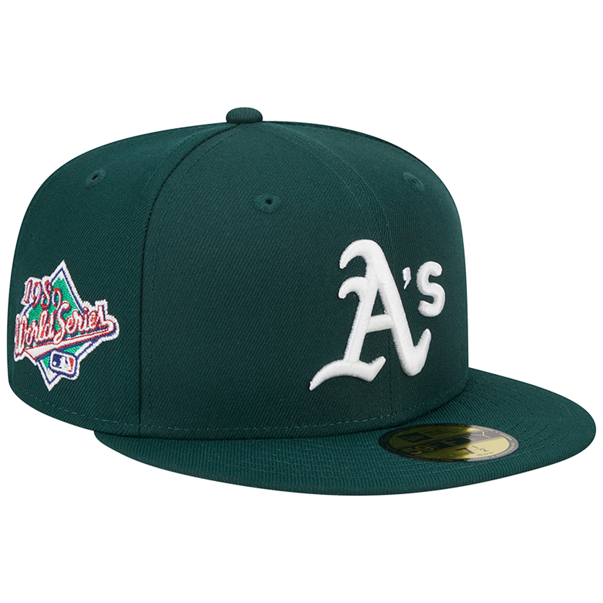 Casquette ajustée 59FIFTY pour homme New Era Athletics 1989 World Series, couleur de l'équipe, verte