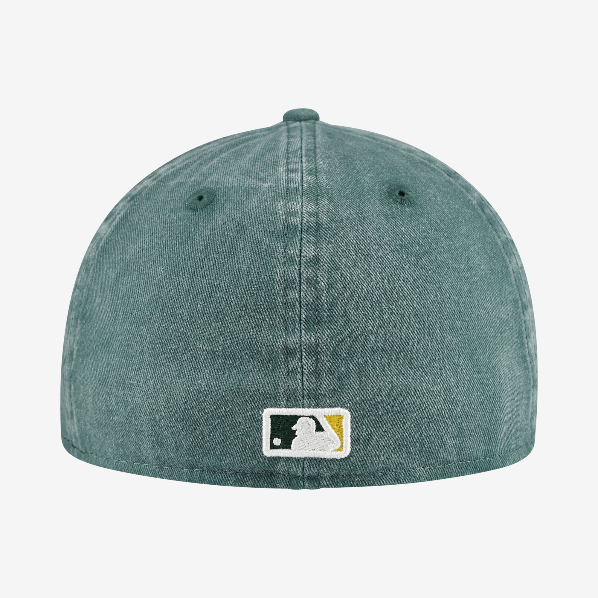 Men's New Era  Green Athletics Washed 59FIFTY Fitted Hat
