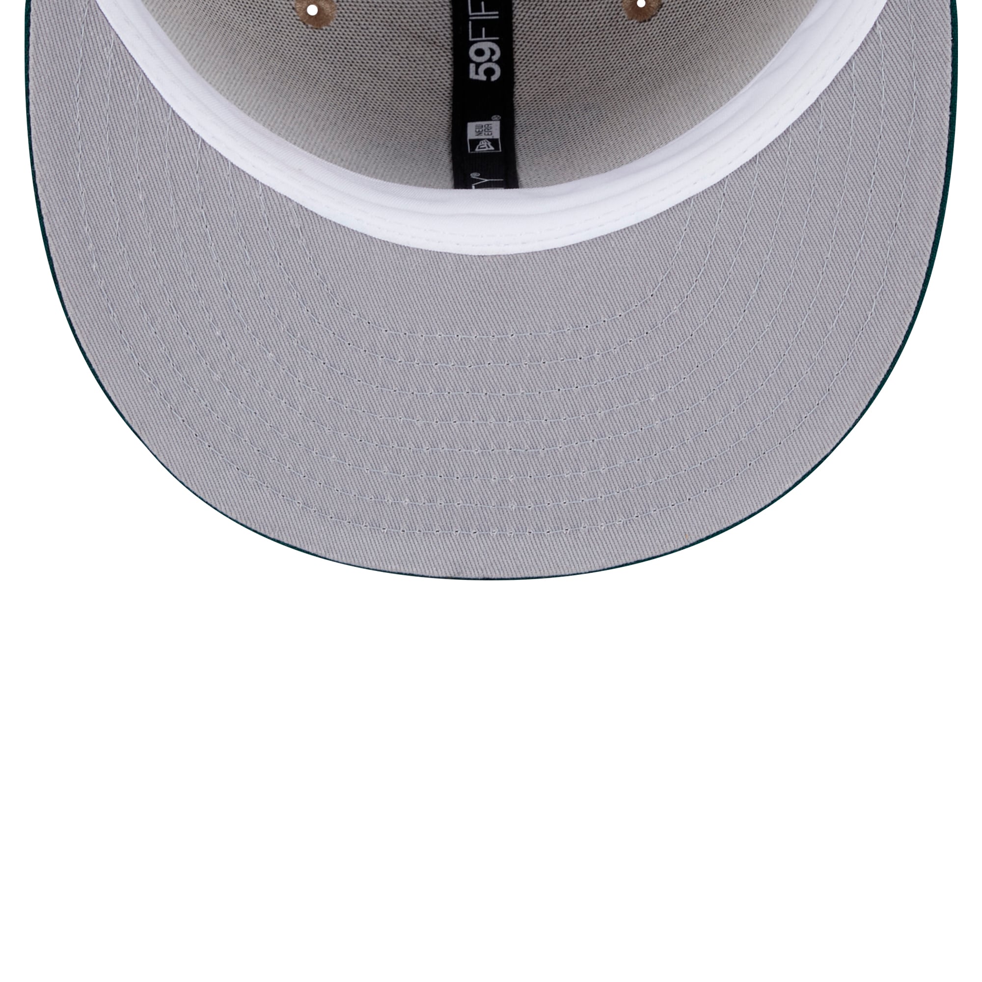 Casquette ajustée Athletics 59FIFTY kaki New Era pour homme