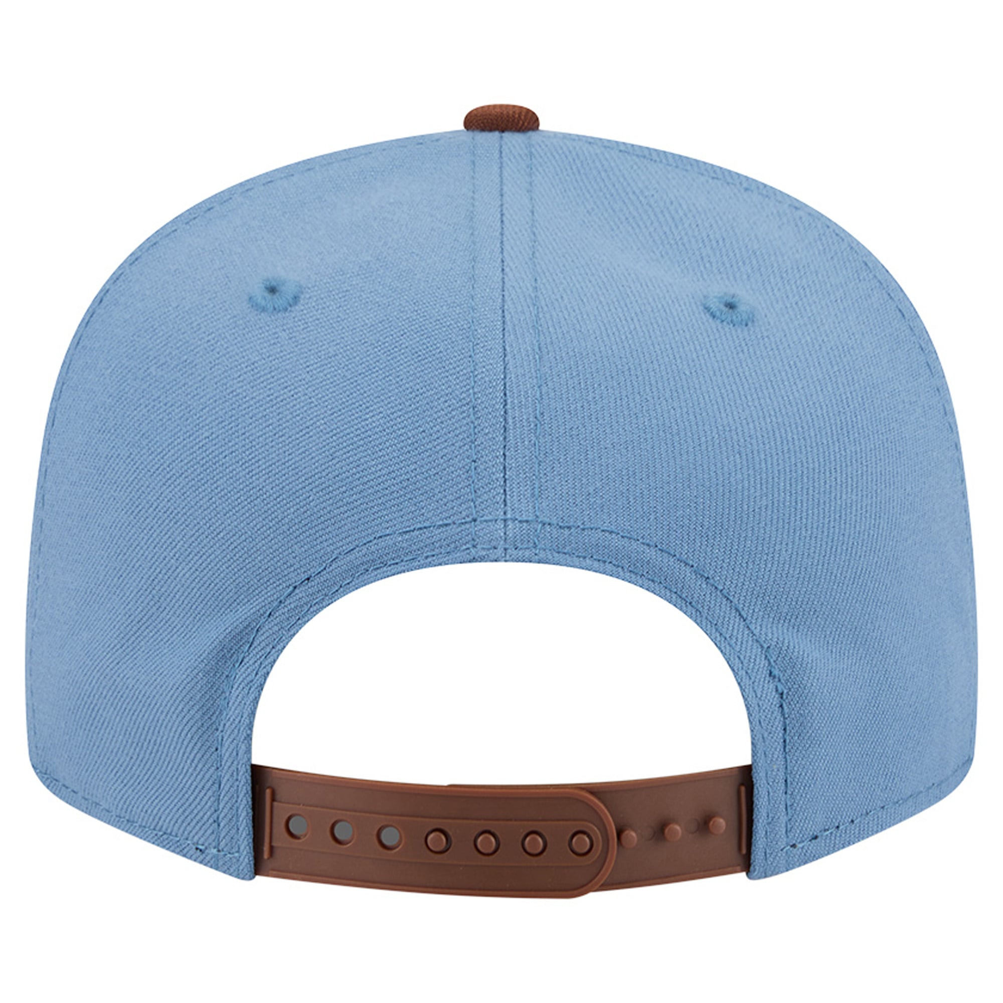 Casquette snapback New Era 9FIFTY pour homme, coloris bleu clair/marron