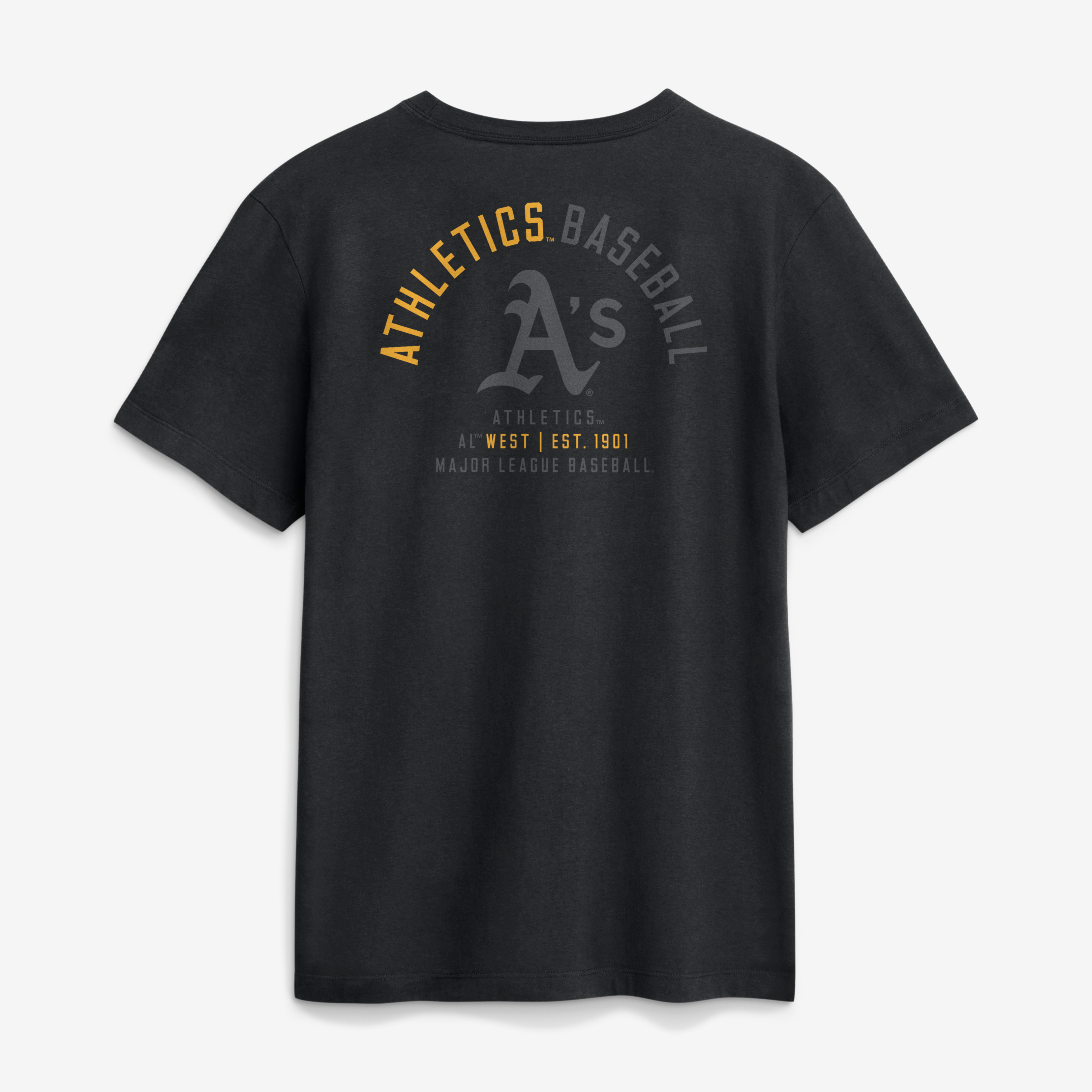 T-shirt Nike Athletics noir à logo divisé pour homme