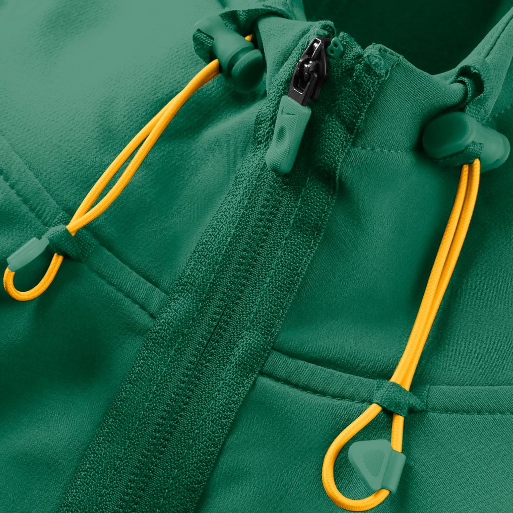 Athletics Nike Authentic Collection Raglan Therma-FIT Full-Zip Hooded Jacket - Kelly Green