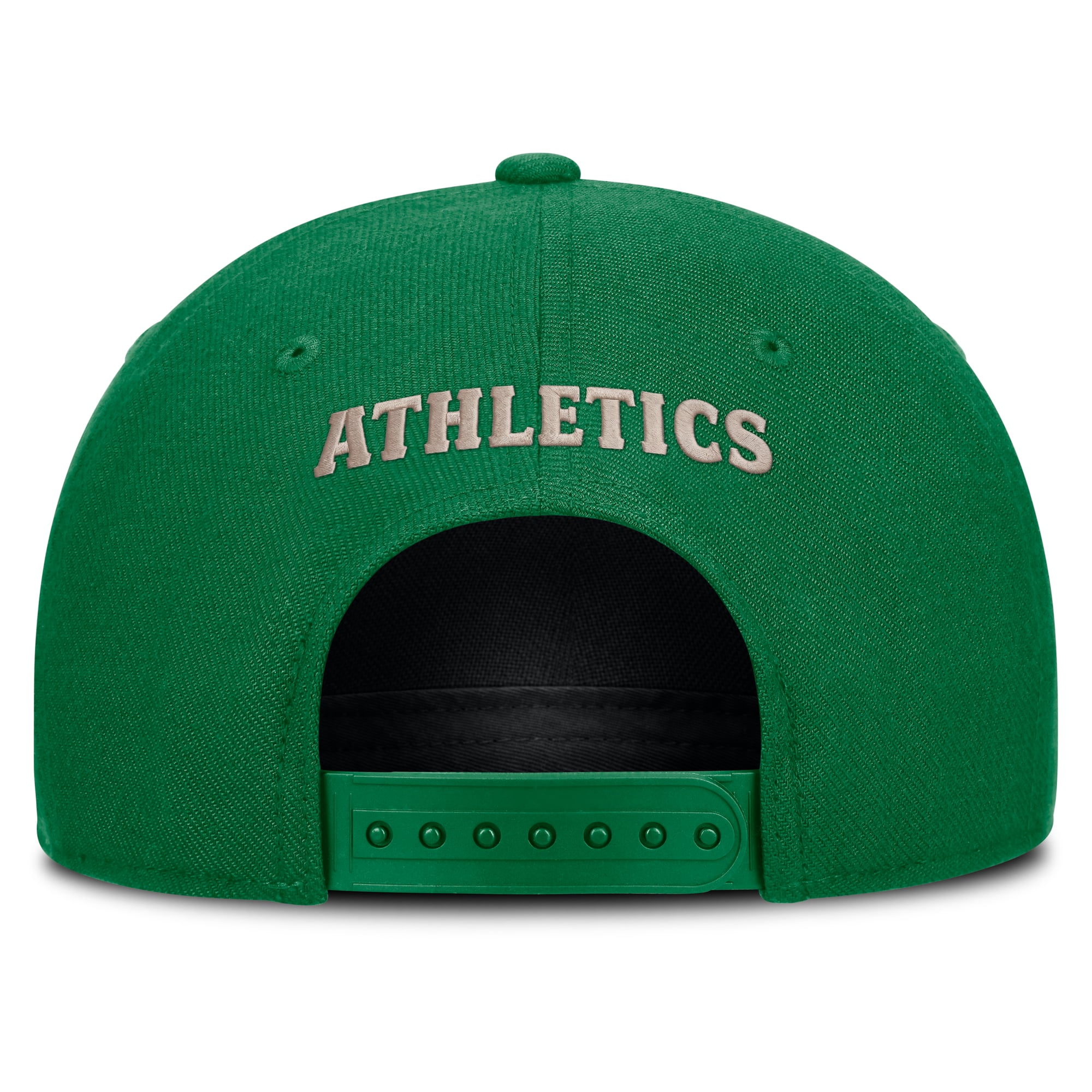 Casquette ajustable Nike Athletics Cooperstown Rise A-Frame marron clair/vert pour homme