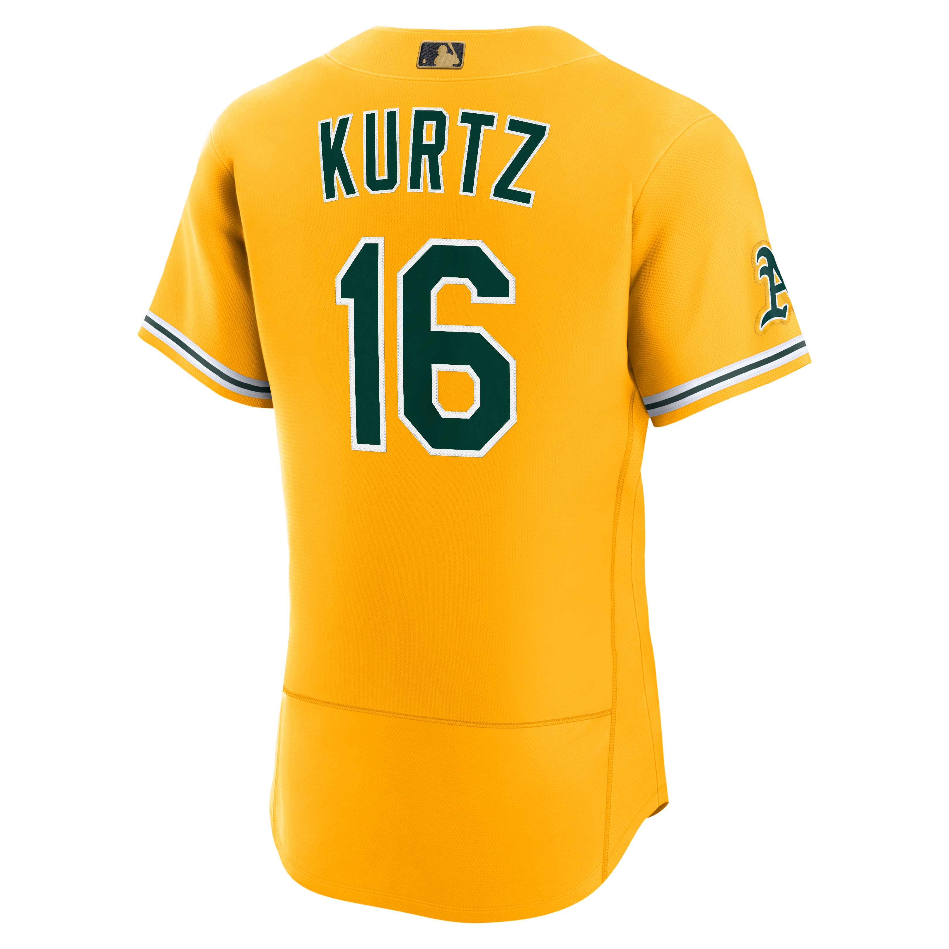 Maillot authentique Nike Nick Kurtz Athletics MLB Awards blanc pour homme