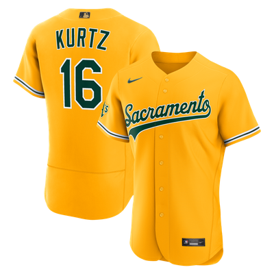 Nick Kurtz Athletics Nike MLB Awards Authentic Jersey - Gold