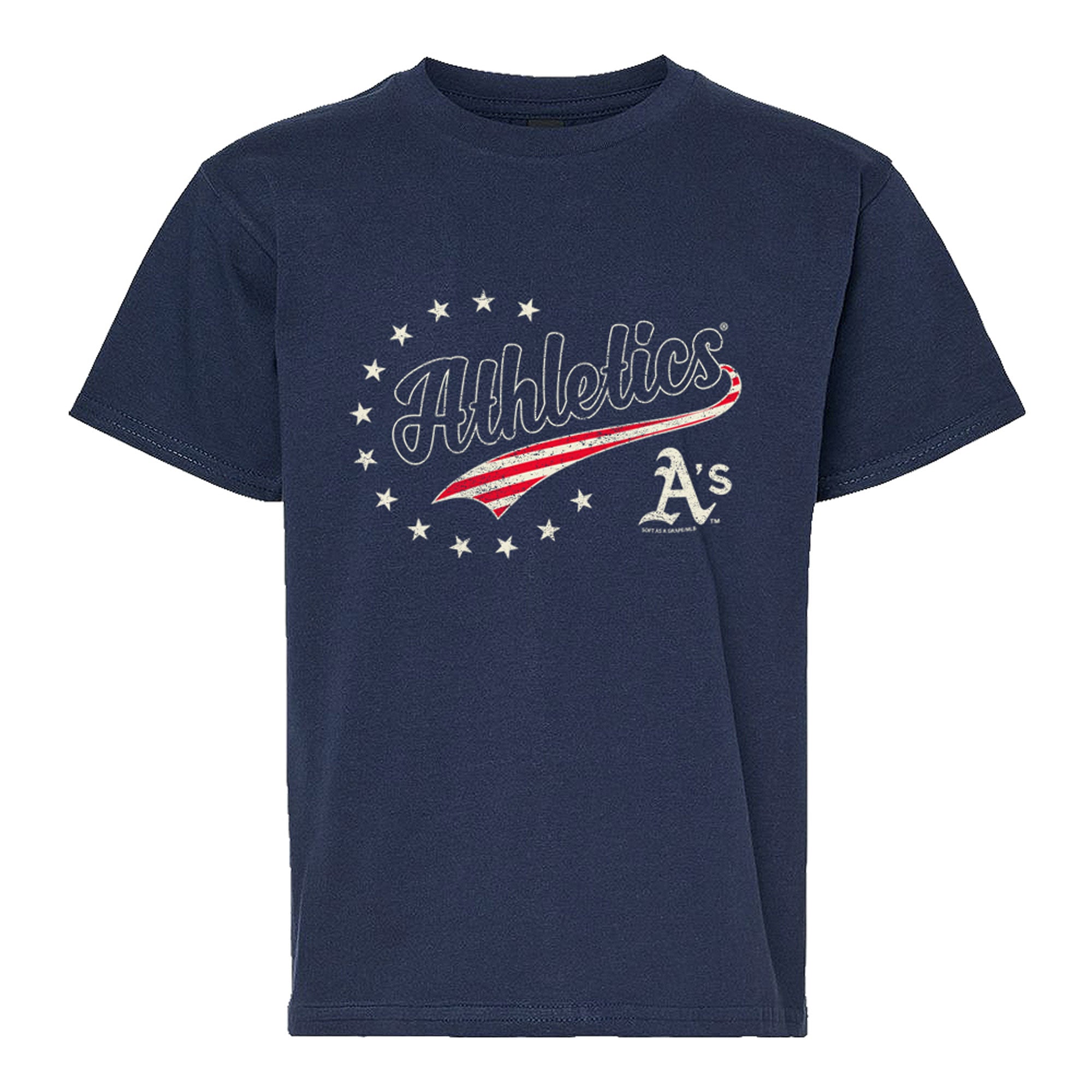 Toddler Soft as a Grape Navy Athletics Americana T-Shirt