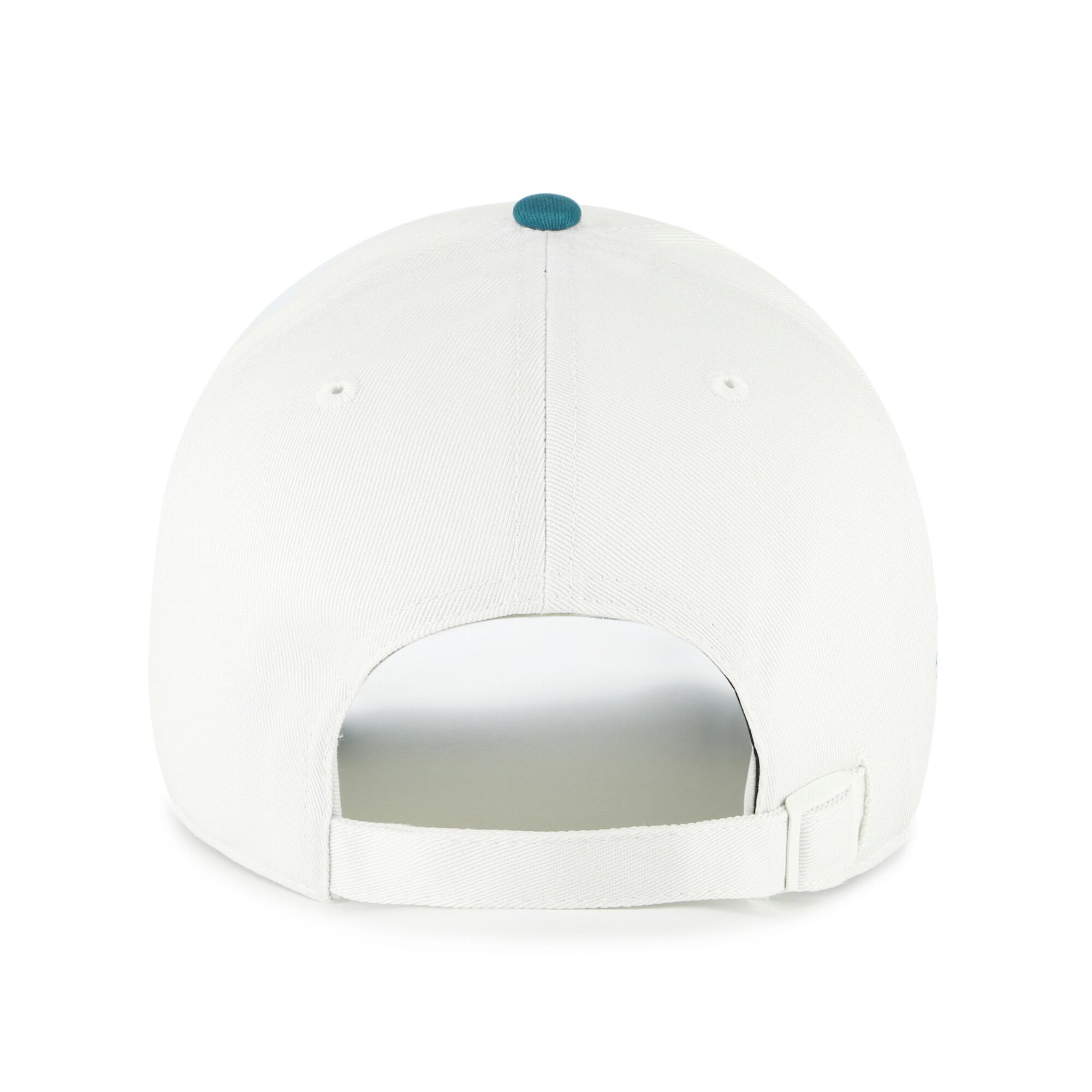 Unisex '47 White/Teal Athletics Contemporary Tonal Clean Up Adjustable Hat