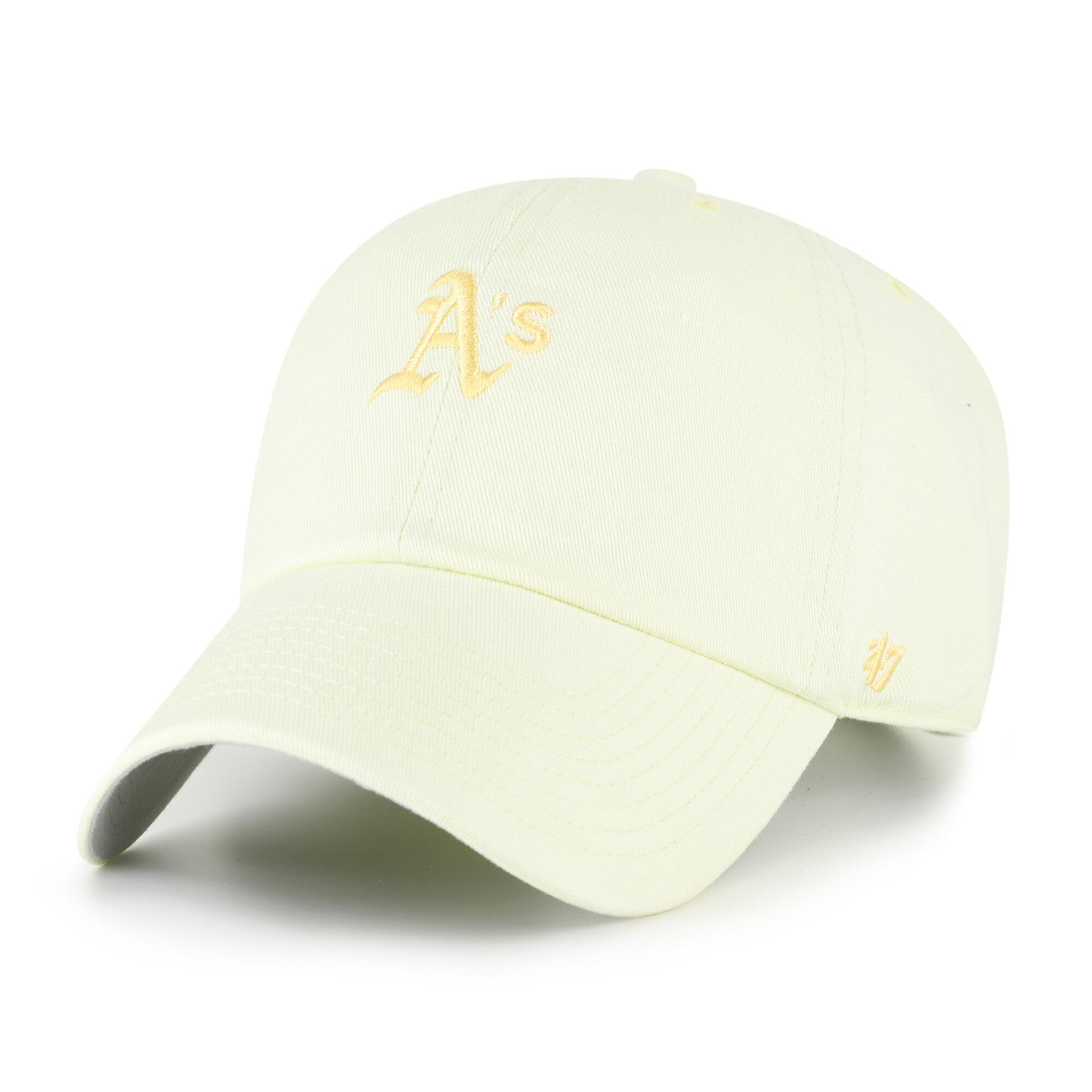 Casquette ajustable '47 Yellow Athletics Pastel Clean Up pour femme