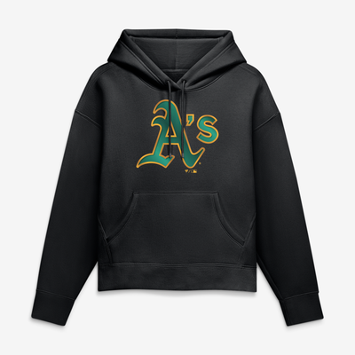 Athletics Women's Metallic Mascot Hoodie - Black