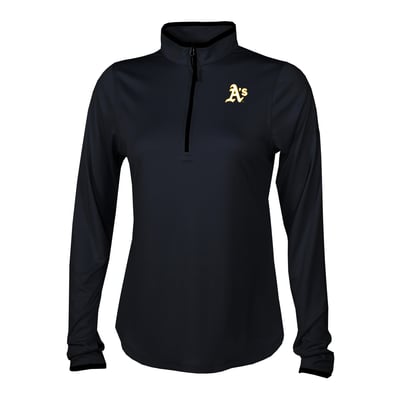 Athletics Columbia Women's Fairway Breeze Quarter-Zip Pullover - Black