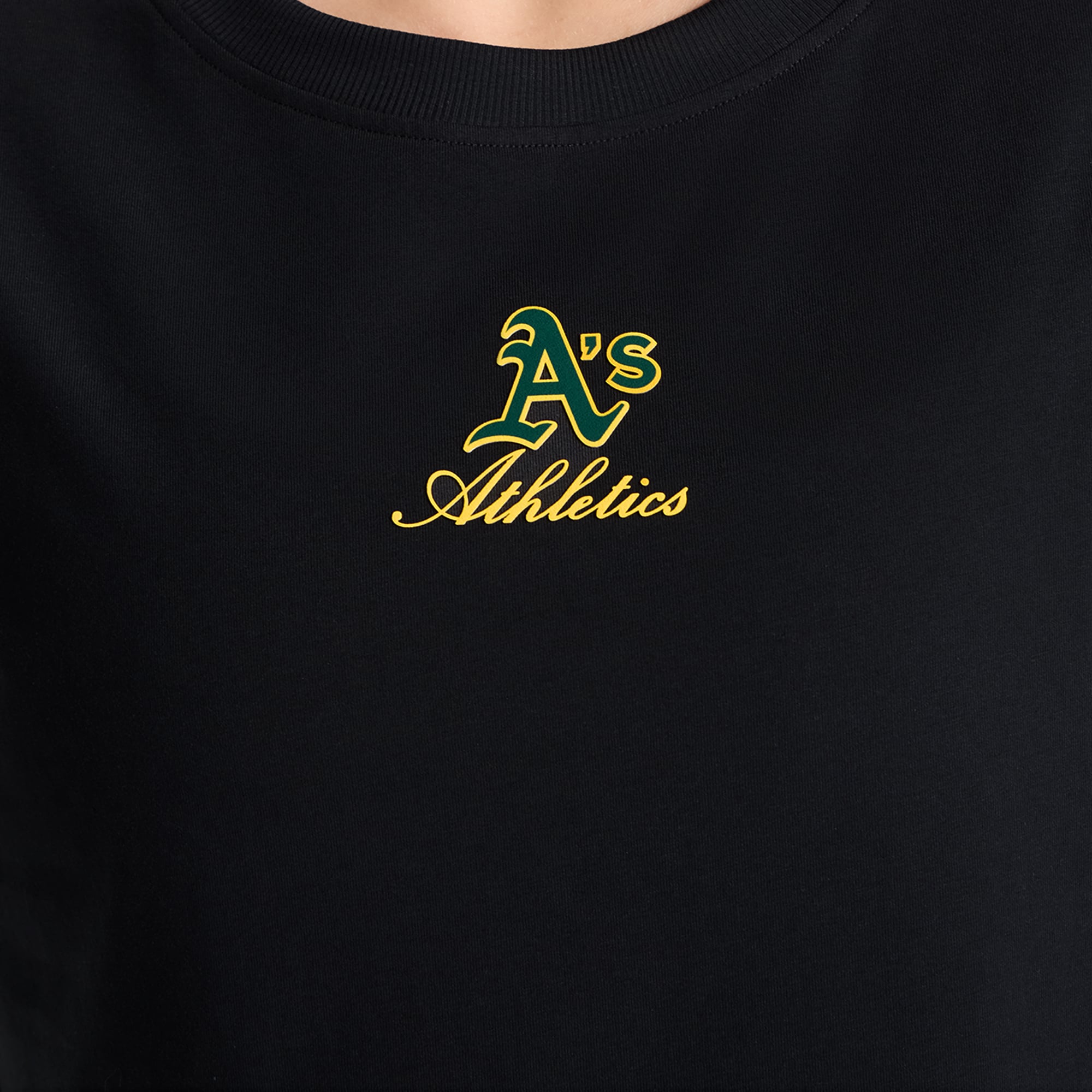 T-shirt court en coton biologique All Yours noir pour femme de lululemon Athletics