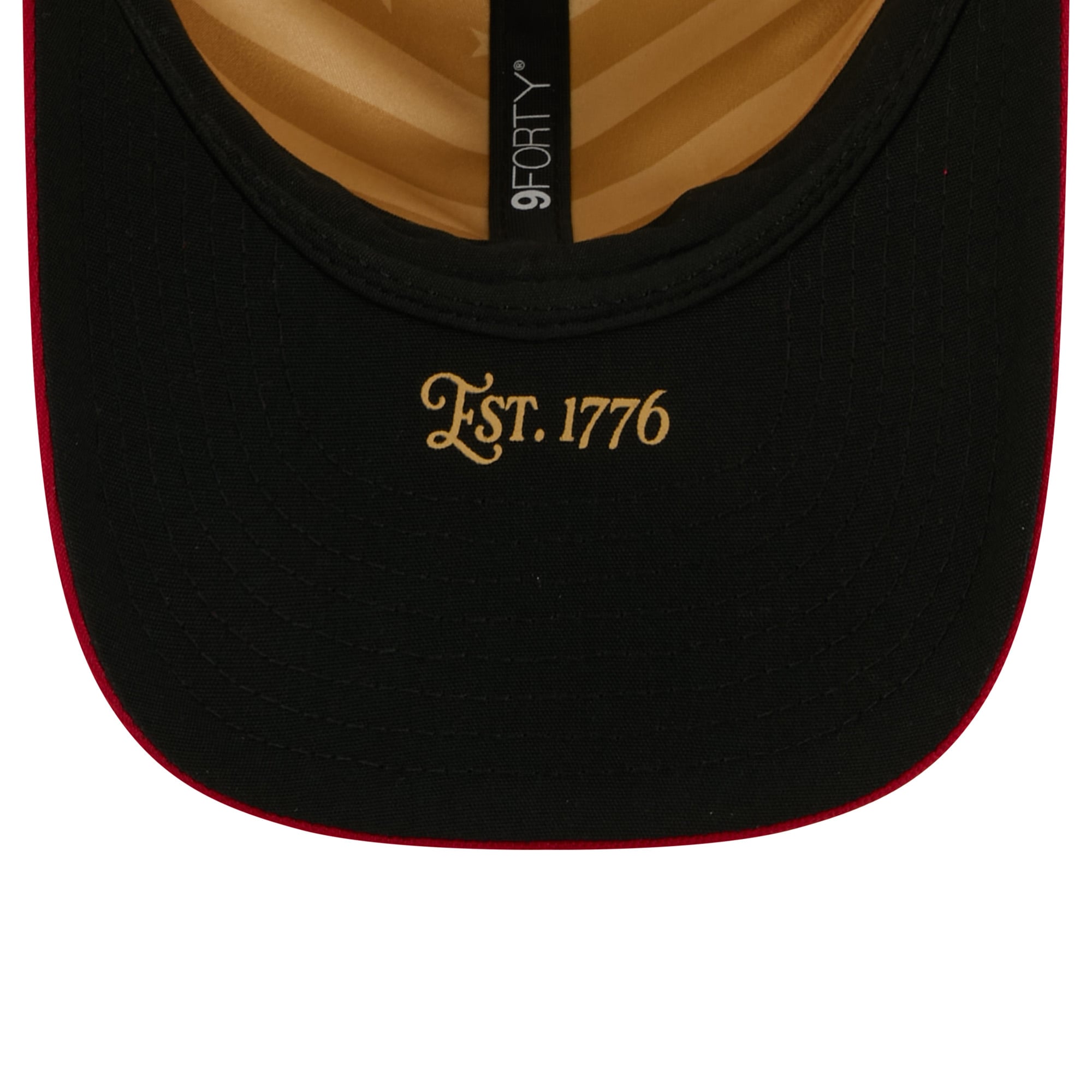 Youth New Era Cream/Red Athletics USA 250 9FORTY M-Crown Adjustable Hat