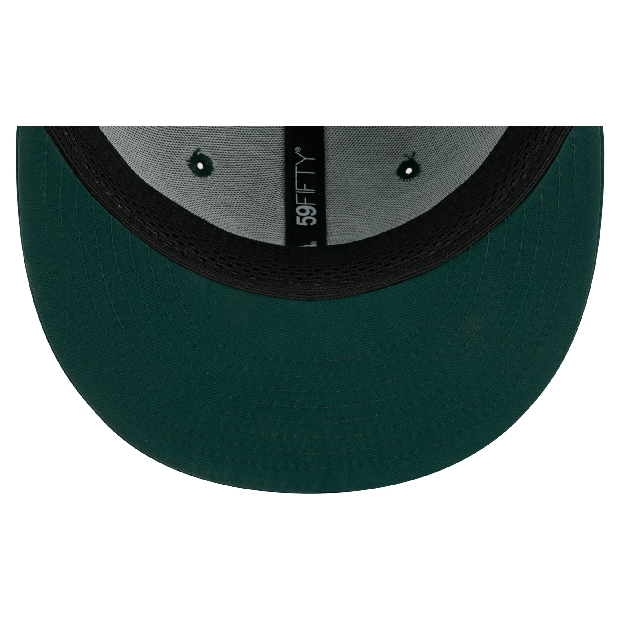 Youth New Era Green Athletics Batting Practice 59FIFTY Fitted Hat