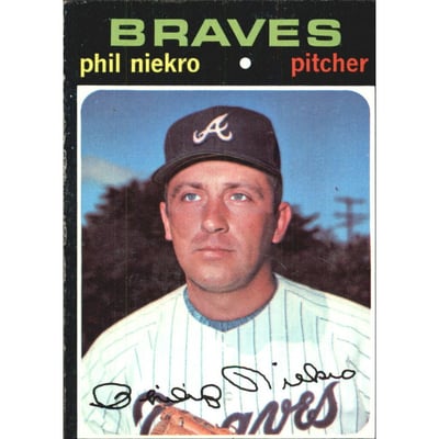 1971 Topps #30 Phil Niekro