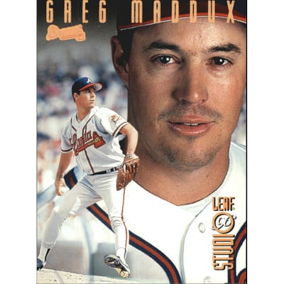 1996 Studio Bronze Press Proofs #18 Greg Maddux