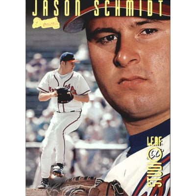 1996 Studio Gold Press Proofs #127 Jason Schmidt