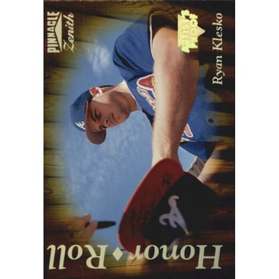1996 Zenith Artist's Proofs #139 Ryan Klesko HON
