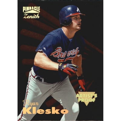 1996 Zenith Artist's Proofs #37 Ryan Klesko