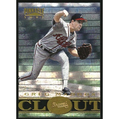 1997 Pinnacle Museum Collection #189 Greg Maddux CT