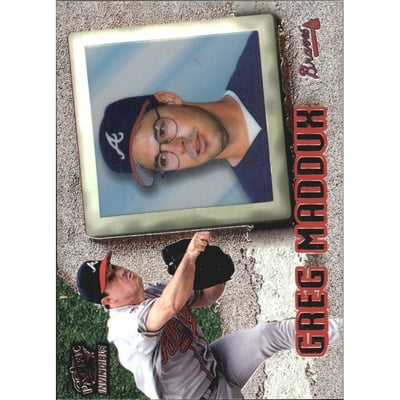1998 Pacific Invincible Silver #80 Greg Maddux
