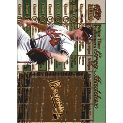 1998 Revolution Prime Time Performers #14 Greg Maddux