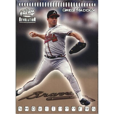 1998 Revolution Showstoppers #24 Greg Maddux