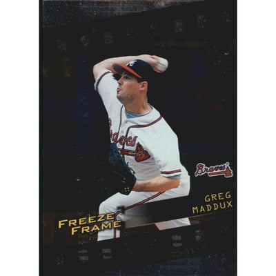 1998 Studio Freeze Frame #6 Greg Maddux