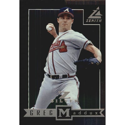 1998 Zenith Z-Silver #12 Greg Maddux