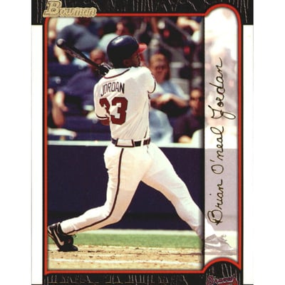 1999 Bowman Gold #253 Brian Jordan