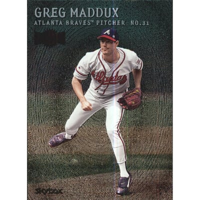 2000 Metal Emerald #105 Greg Maddux